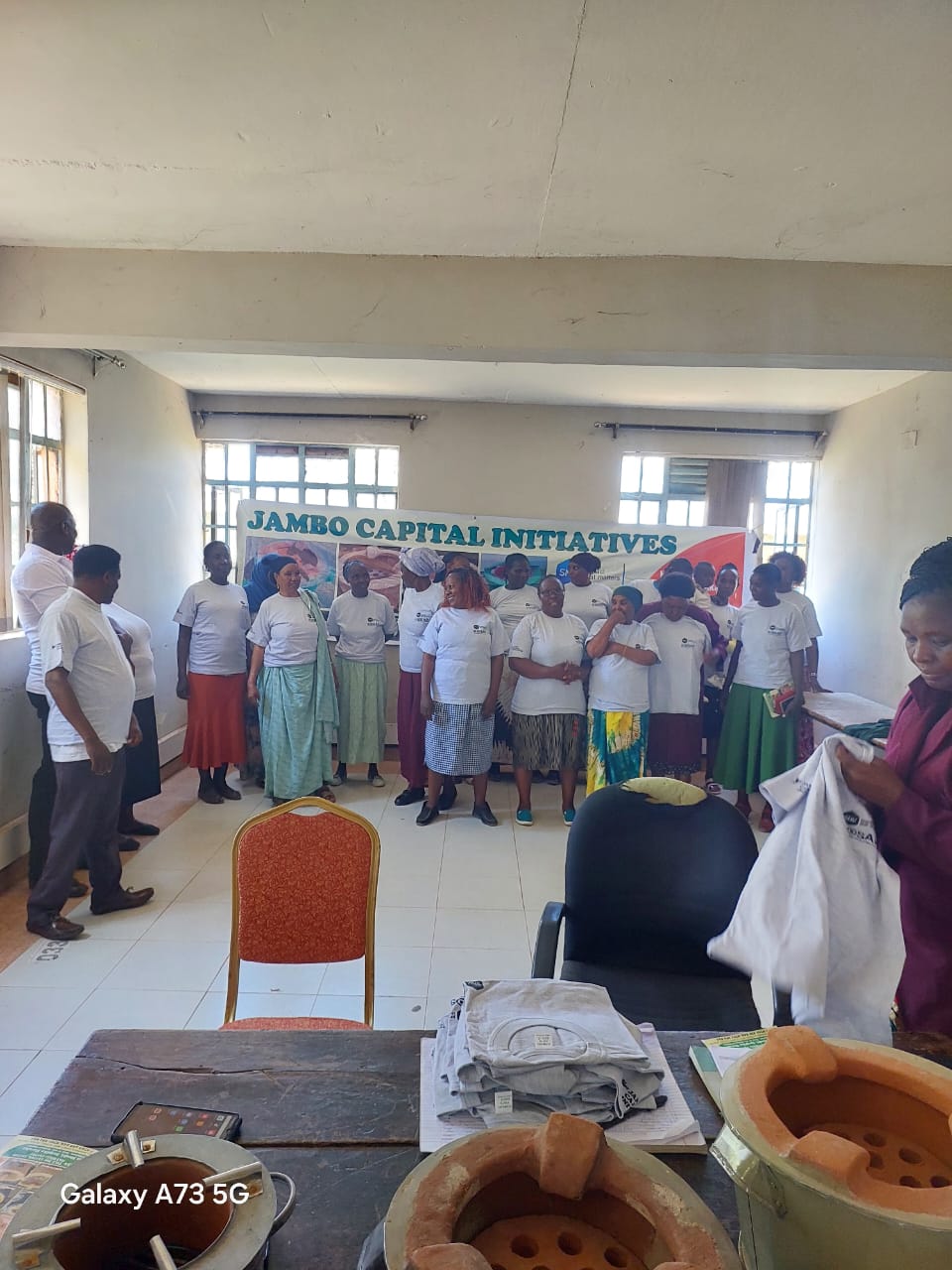 Community elders in training session